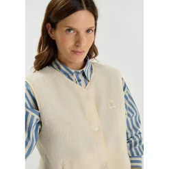 Veste sans manches GUDRU blanc Sofia