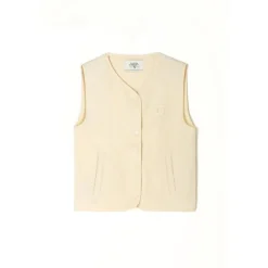 Veste sans manches GUDRU blanc Sofia