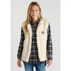 Veste sans manches OKAGI beige Anna