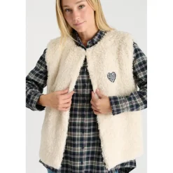Veste sans manches OKAGI beige Anna