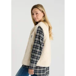 Veste sans manches OKAGI beige Anna