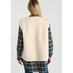 Veste sans manches OKAGI beige Anna