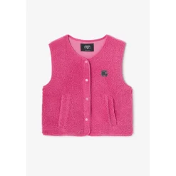 Veste sans manches rose Noémie Elle