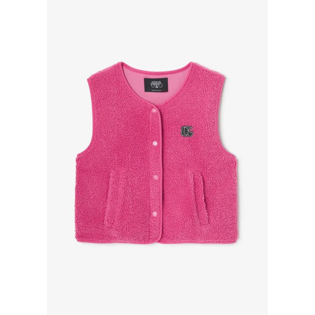 Veste sans manches rose Noémie Elle
