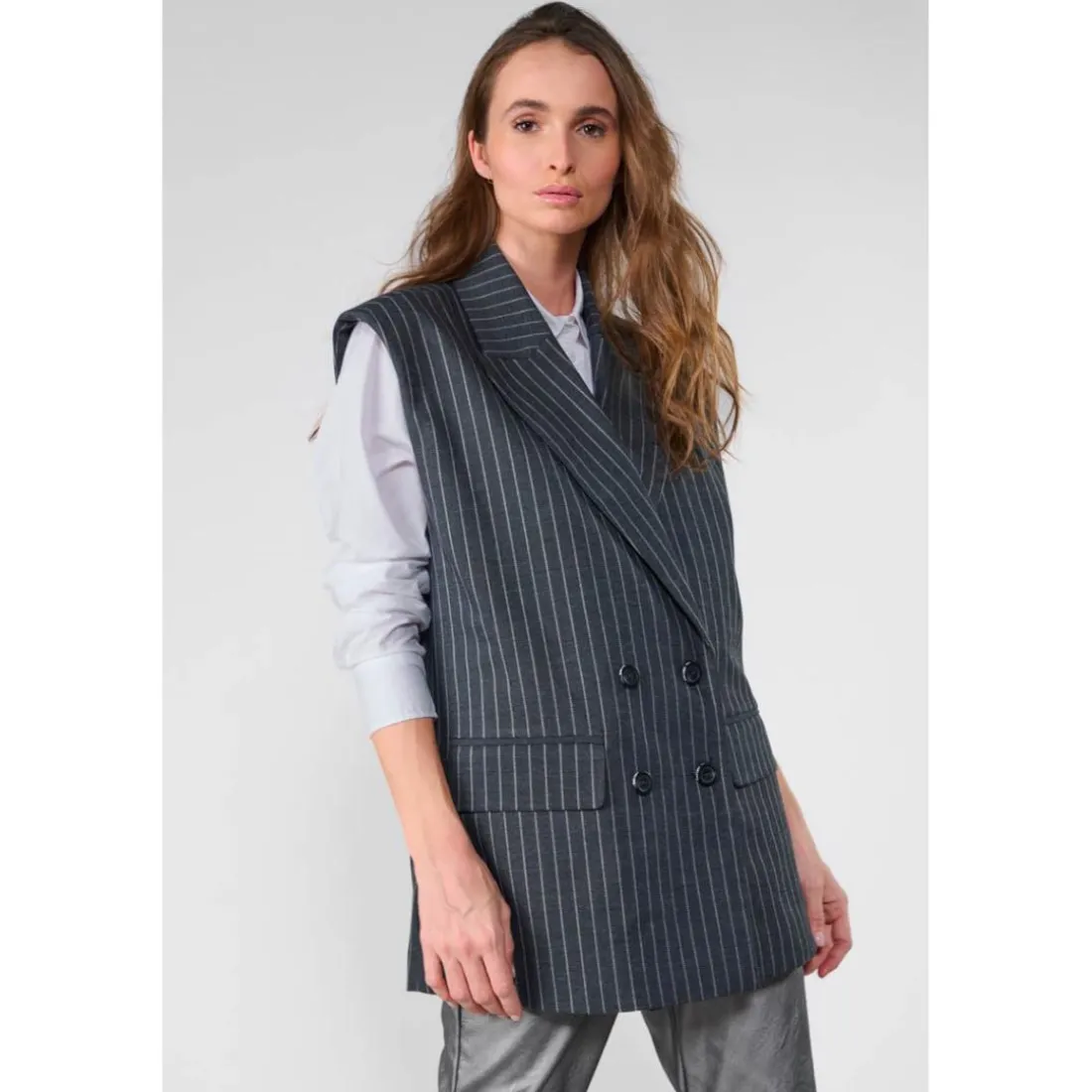 Veste sans manches TILLIN gris Maëlys