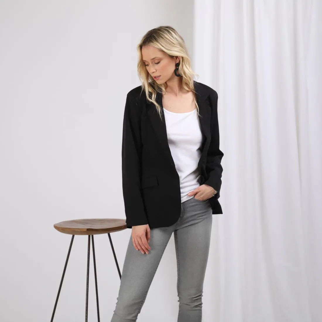 Veste tailleur - Noire