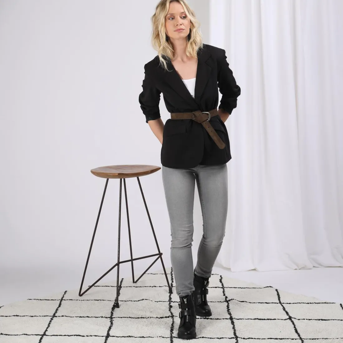 Veste tailleur - Noire
