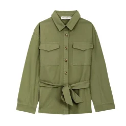 Veste VALORY kaki en coton
