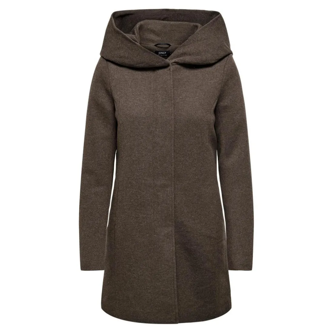 Vestes Capuche Manches longues marron Xena