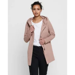 Vestes Capuche Manches longues marron Kara